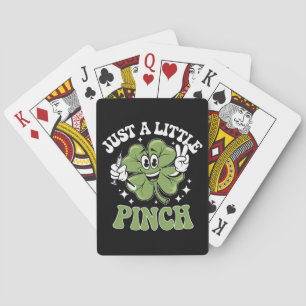 Nur ein kleiner Pinch Nurse St Patrick's Day Spielkarten