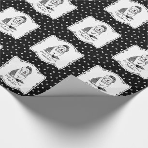 Nur ein kleines Problem Old English Sheepdog Gray  Geschenkpapier
