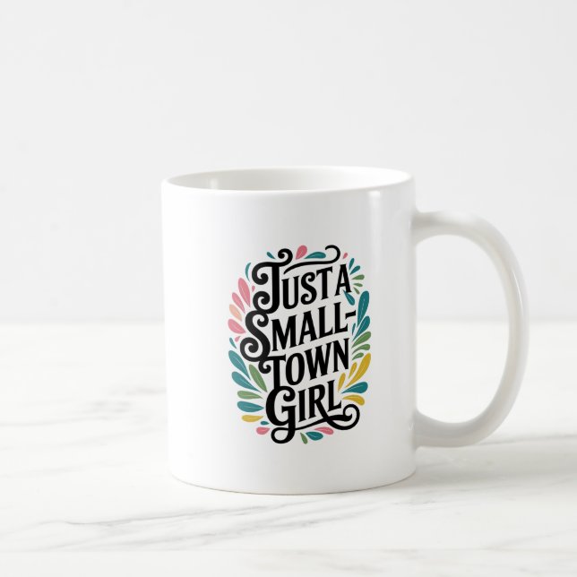 Nur ein kleines Stadtmädchen Kaffeetasse (Rechts)