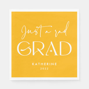 Nur ein krasser Grand Funny Yellow 2022 Abschluss Serviette
