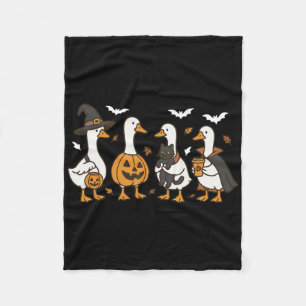 Nur ein kurzes GänseHalloween-Goose, Hexengeister Fleecedecke