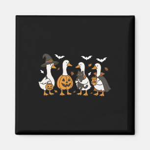 Nur ein kurzes GänseHalloween-Goose, Hexengeister Magnet