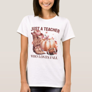 Nur ein Lehrer, der Lieben Coquette-Western fallen T-Shirt