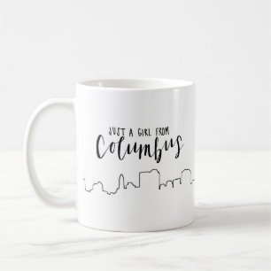 Nur ein Mädchen aus Kolumbus Kaffeetasse
