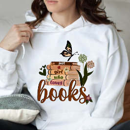 NUR EIN MÄDCHEN, buchen Sie Lover Floral Books Rea Hoodie