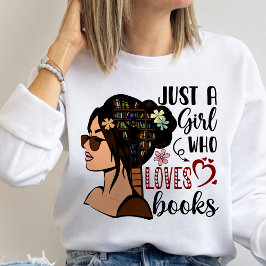 NUR EIN MÄDCHEN, buchen Sie Lover Floral Books Rea Sweatshirt