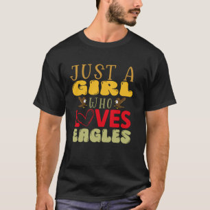 Nur ein Mädchen, das Adler lustiges Design für Adl T-Shirt
