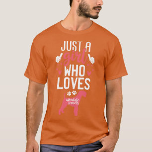 Nur ein Mädchen, das Airedale Terrier Lieben 1 T-Shirt