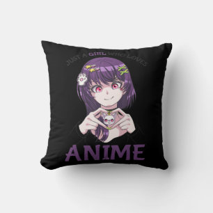 Nur ein Mädchen, das Anime Teenage Girls Merch St. Kissen