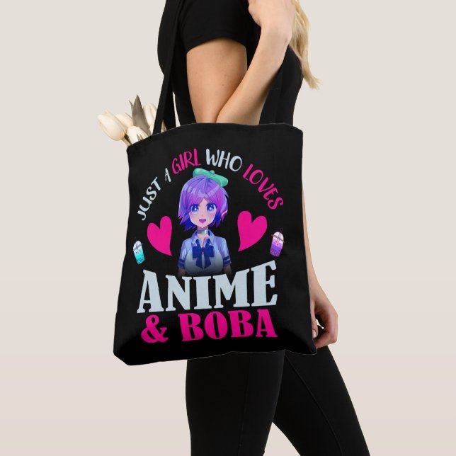 Nur ein Mädchen, das Anime und Boba Liebe Tasche (Von Nahem)