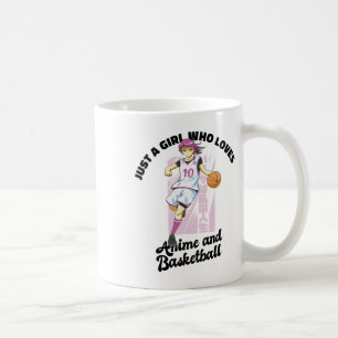 Nur ein Mädchen, das Anime und Sketch Liebe Spiele Kaffeetasse
