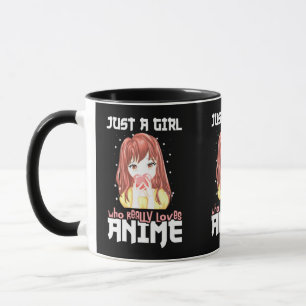 Nur ein Mädchen, das Anime wirklich liebt Tasse
