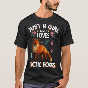 Nur ein Mädchen, das arktische Füchse Liebe, Niedl T-Shirt
