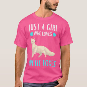 Nur ein Mädchen, das arktische Füchse Liebe, Niedl T-Shirt
