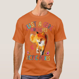 Nur ein Mädchen, das Arktische Füchse Lieben Füchs T-Shirt