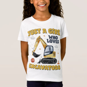 Nur ein Mädchen, das Ausgrabungen Liebe Retro-Bagg T-Shirt