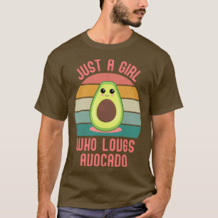 Nur ein Mädchen, das Avocado 16 Lieben T-Shirt