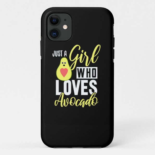 Nur ein Mädchen, das Avocado Liebe Case-Mate iPhone Hülle (Rückseite)