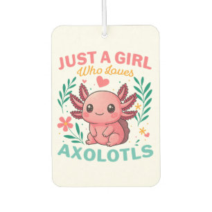 Nur ein Mädchen, das Axolotl liebt Autolufterfrischer