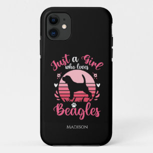 Nur ein Mädchen, das Beagles Lieben Case-Mate iPhone Hülle