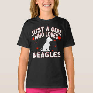 Nur Ein Mädchen Das Beagles Liebt T-Shirt
