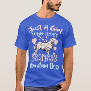 Nur ein Mädchen, das Berner Hund Lieben T-Shirt