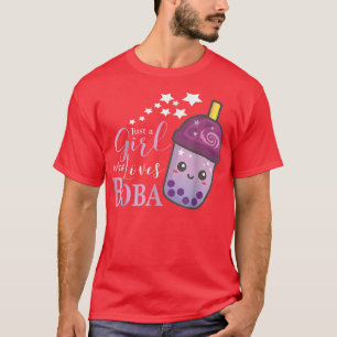 Nur ein Mädchen, das Boba I Bubble Tee Lieben Boba