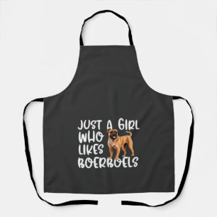 Nur ein Mädchen, das Boerboels Classic T-Shirt lie Schürze