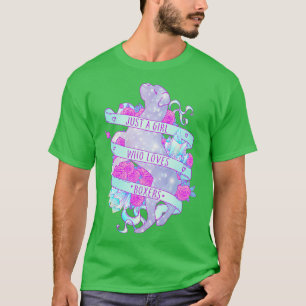 Nur ein Mädchen, das Boxer-Hunde Liebe T-Shirt