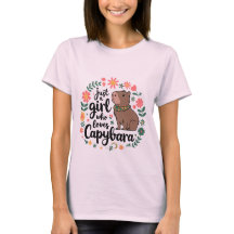 Nur ein Mädchen, das Capybara Lieben