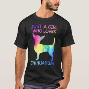 Nur ein Mädchen, das Chihuahuas Funny Chihuahua Li T-Shirt