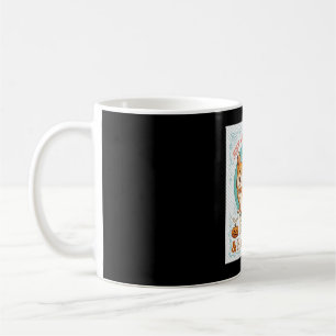 Nur ein Mädchen, das Corgi-Halloween-Kürbisse Fled Kaffeetasse