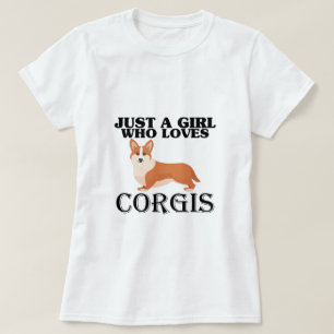 Nur ein Mädchen, das Corgis Lieben T-Shirt