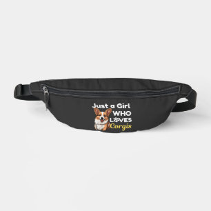 Nur ein Mädchen das Corgis liebt Bauchtasche