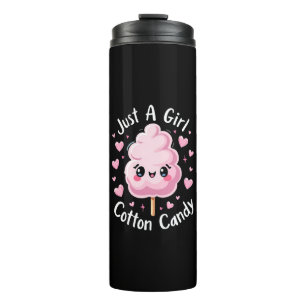 Nur ein Mädchen, das Cotton Candy Liebe Thermosbecher