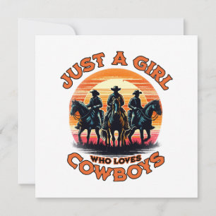 Nur ein Mädchen, das Cowboys liebt