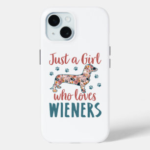 Nur ein Mädchen, das Dackeln Lieben Dackel Lover Case-Mate iPhone Hülle