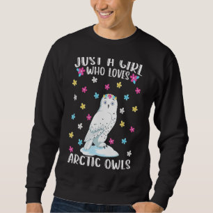 Nur ein Mädchen, das die Arktis Liebe, wls Funny O Sweatshirt