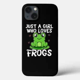 Nur ein Mädchen, das die Froschfrösche-Kostüme  Case-Mate iPhone Hülle