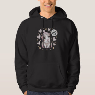 Nur ein Mädchen, das die Guinea Liebe Funny Pet Lo Hoodie