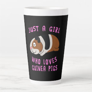 Nur ein Mädchen, das die Guinea Liebe Milchtasse