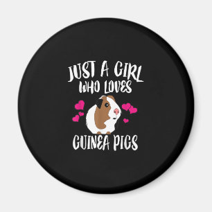 Nur ein Mädchen, das die Guinea Liebe, schweine Gu Magnet