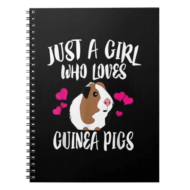 Nur ein Mädchen, das die Guinea Liebe, schweine Gu Notizblock (Vorderseite)
