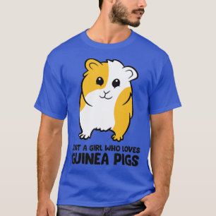Nur ein Mädchen, das die Guinea Liebe T-Shirt