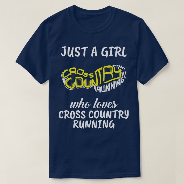 Nur ein Mädchen, das die Lieben überquert und 1 Re T-Shirt (Design vorne)