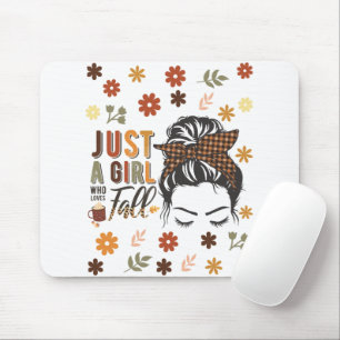 Nur ein Mädchen, das einen Fall Liebe Mousepad