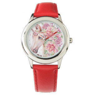 Nur ein Mädchen das Einhörner liebt Armbanduhr