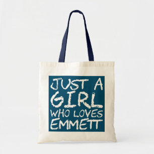Nur ein Mädchen, das Emmett Lieben Tragetasche