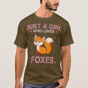 Nur ein Mädchen, das FoesCute Foes Lover Lieben T-Shirt