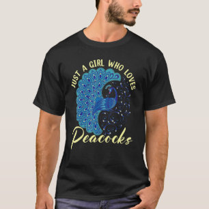 Nur ein Mädchen, das friedliebende Lieben hat T-Shirt